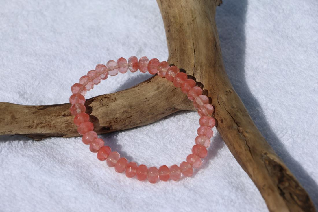 Bracelet Tourmaline Rose (Rubellite)